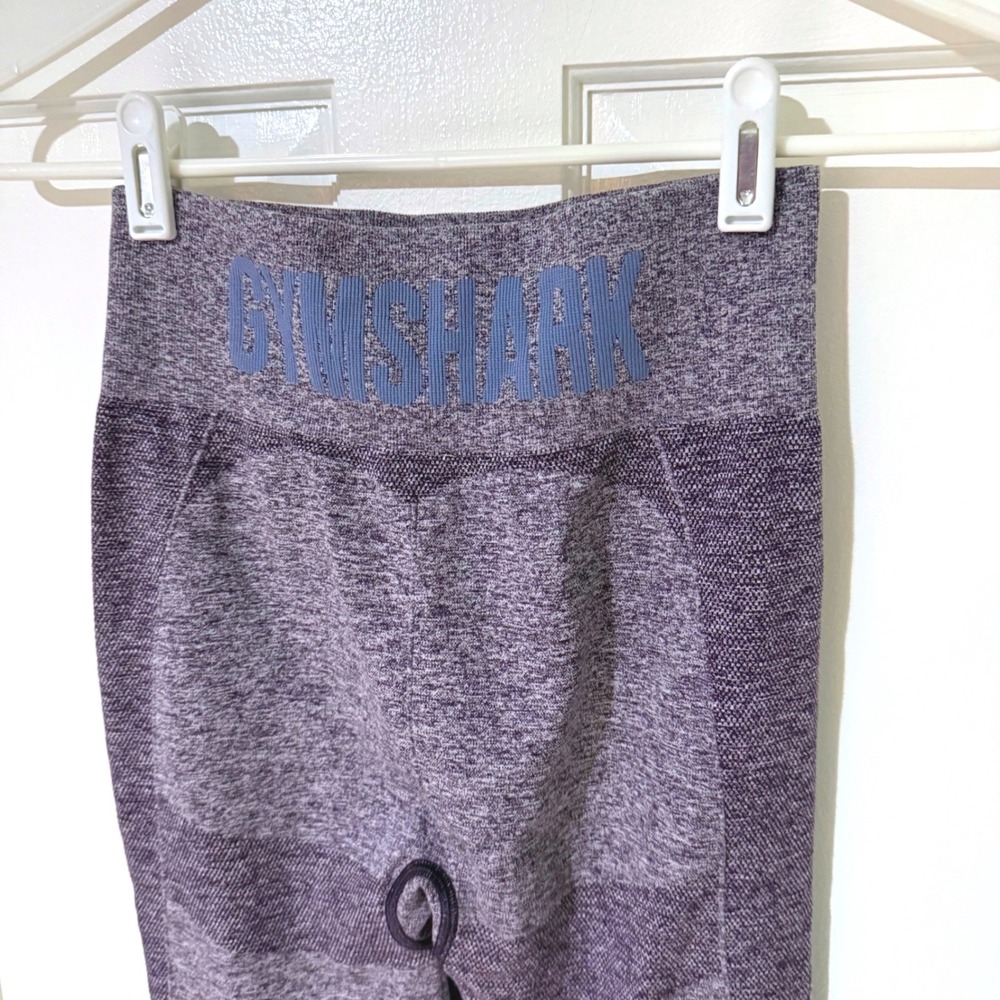 Gymshark Purple Heather High-Waisted Leggings